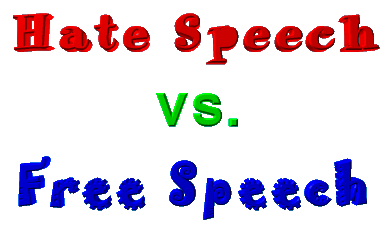 Hate Speech vs. Free Speech